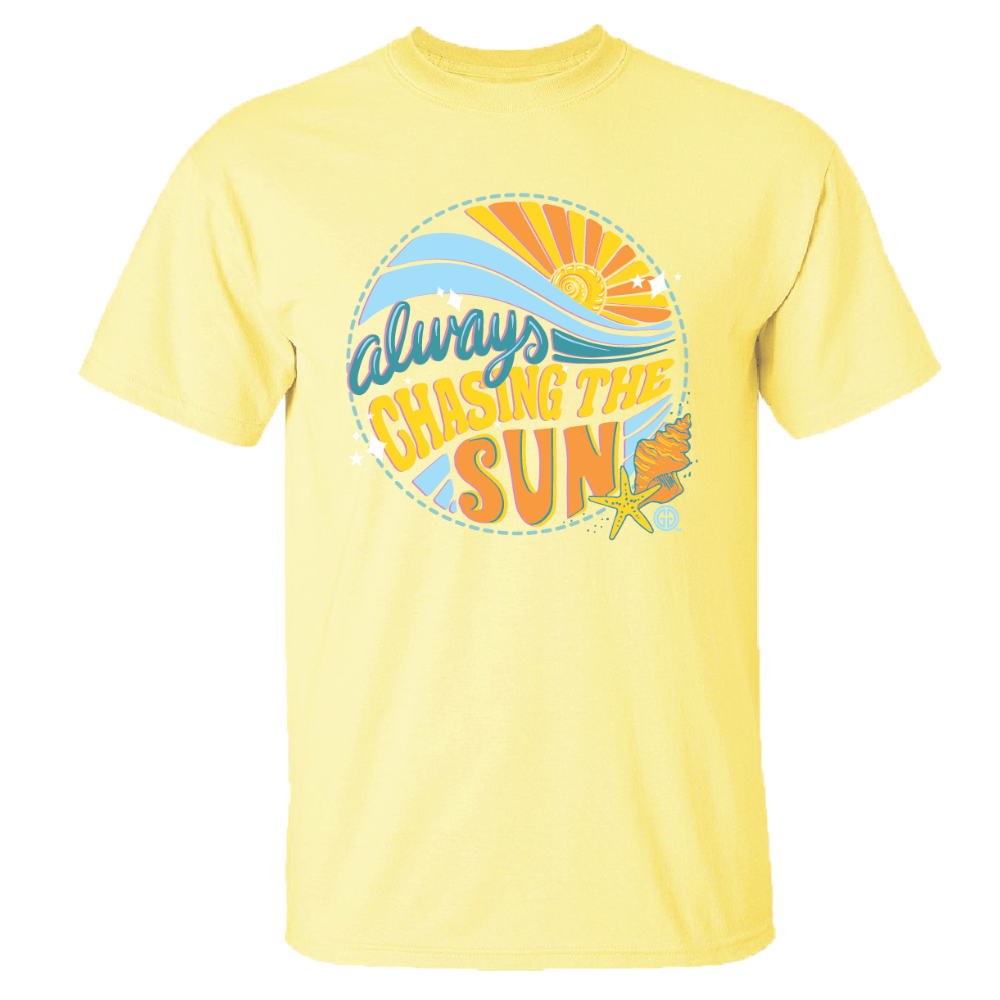 Chasin' the Sun Southern Sassy Summer Beach Short Sleeve Tee