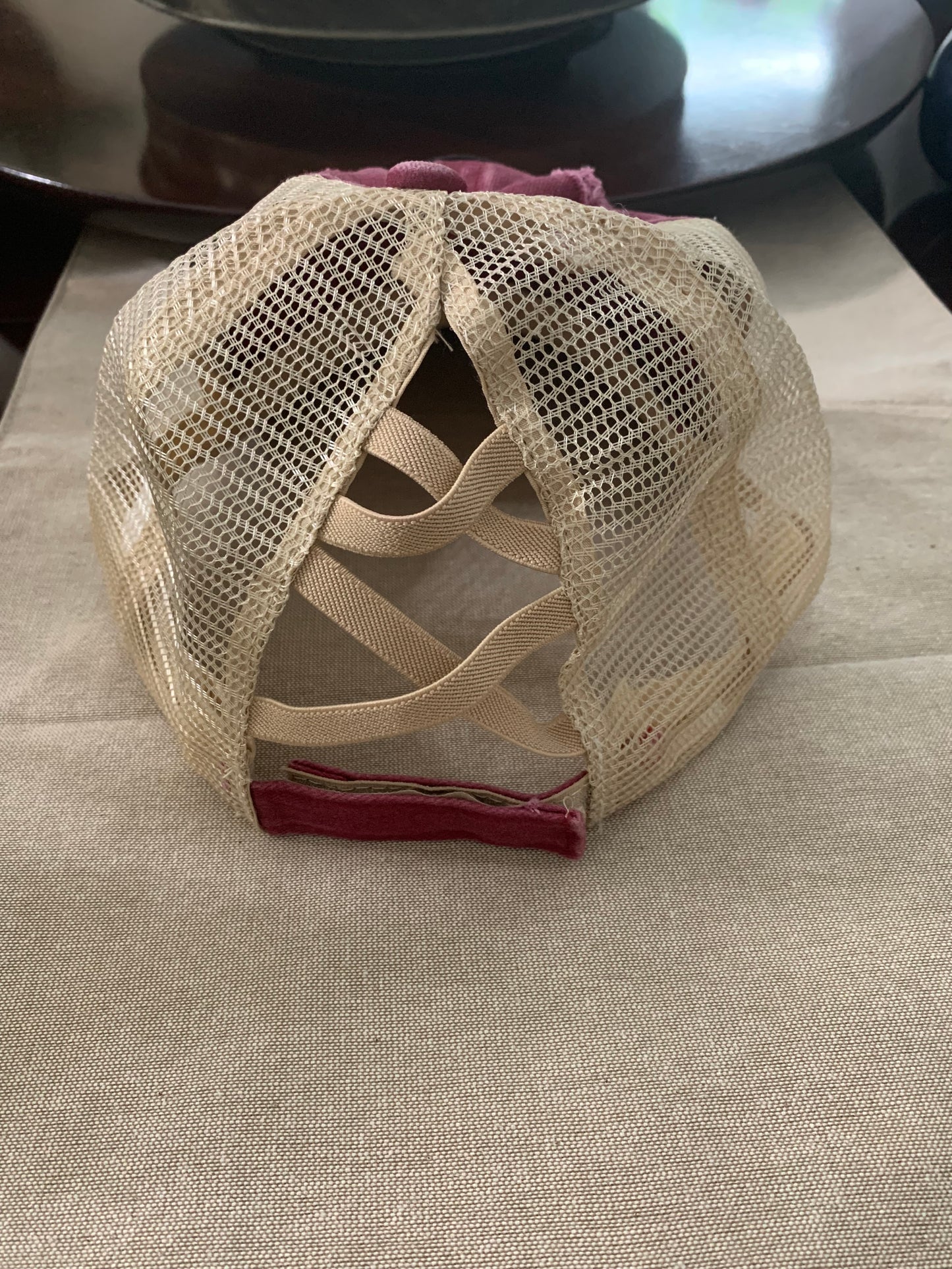 Repurposed, Upcycled Womens Cap