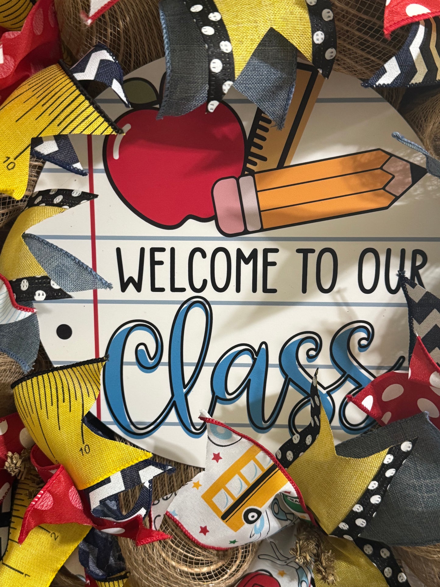 Welcome To Our Class Wreath