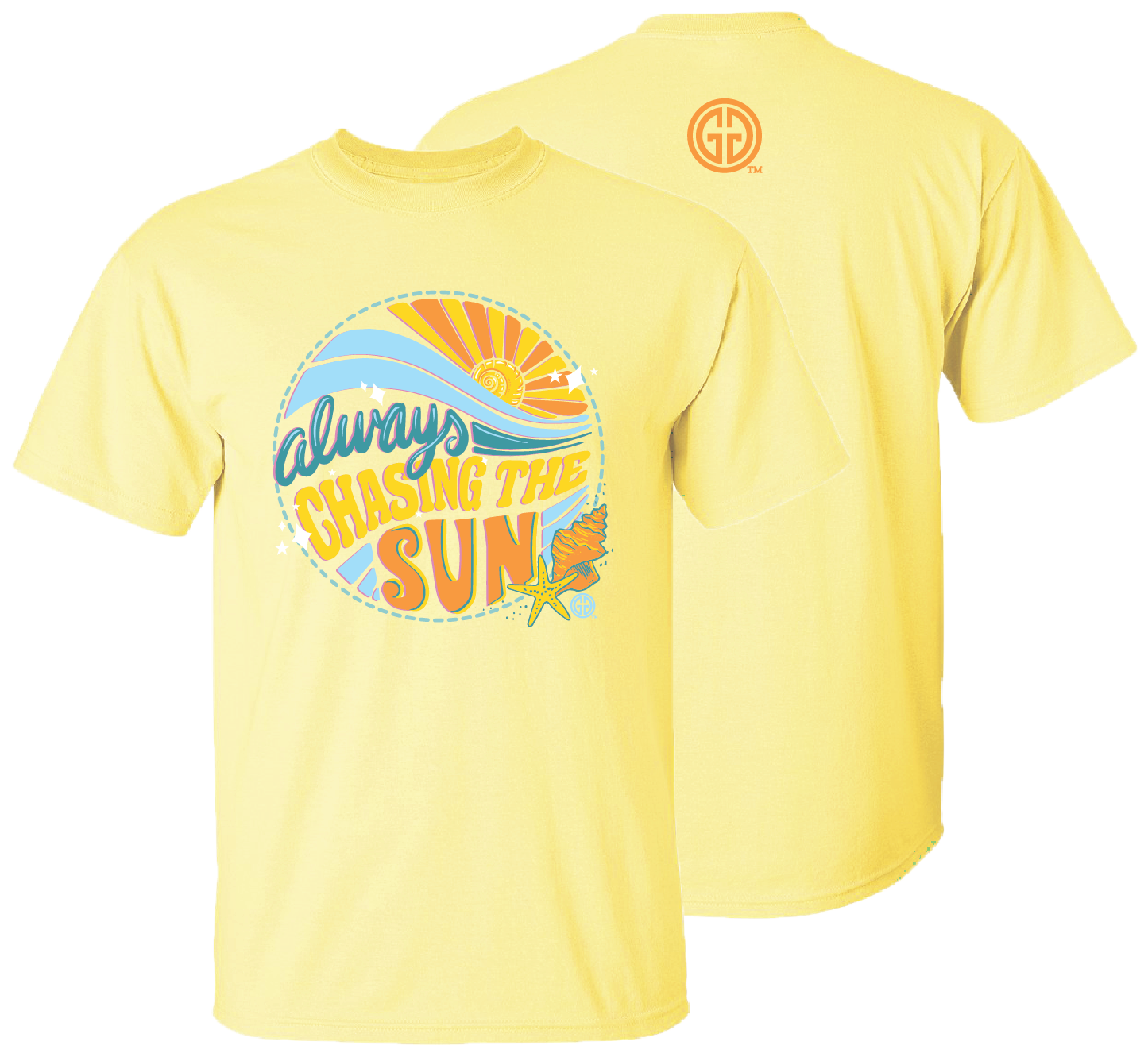 Chasin' the Sun Southern Sassy Summer Beach Short Sleeve Tee