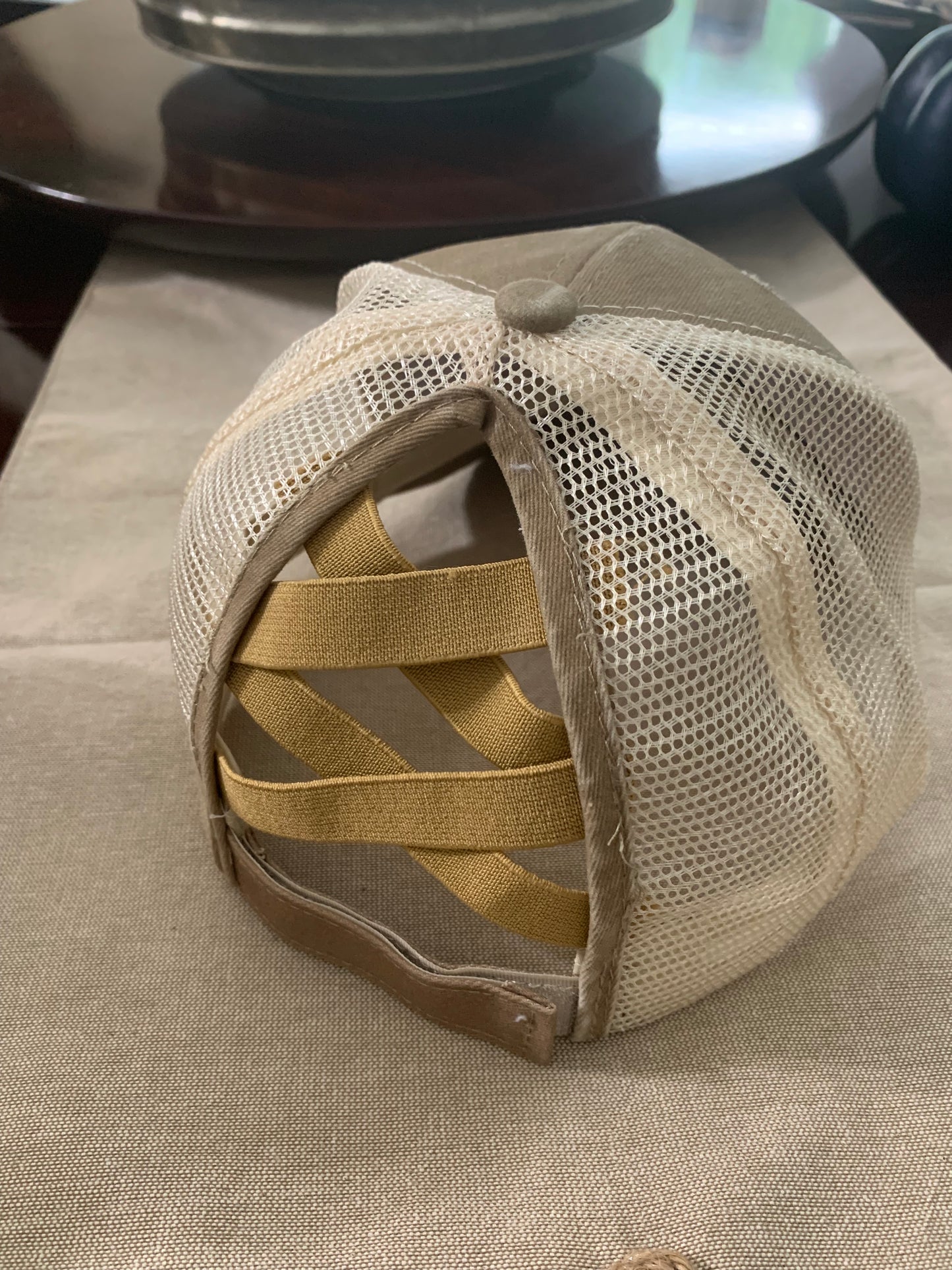 Repurposed, Upcycled Womens Cap