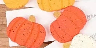 Fall Pumpkin Stud Earrings