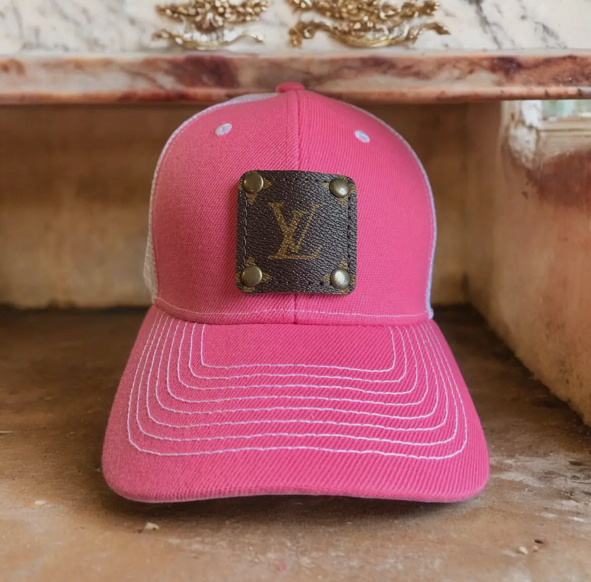 Repurposed, Upcycled Womens Cap