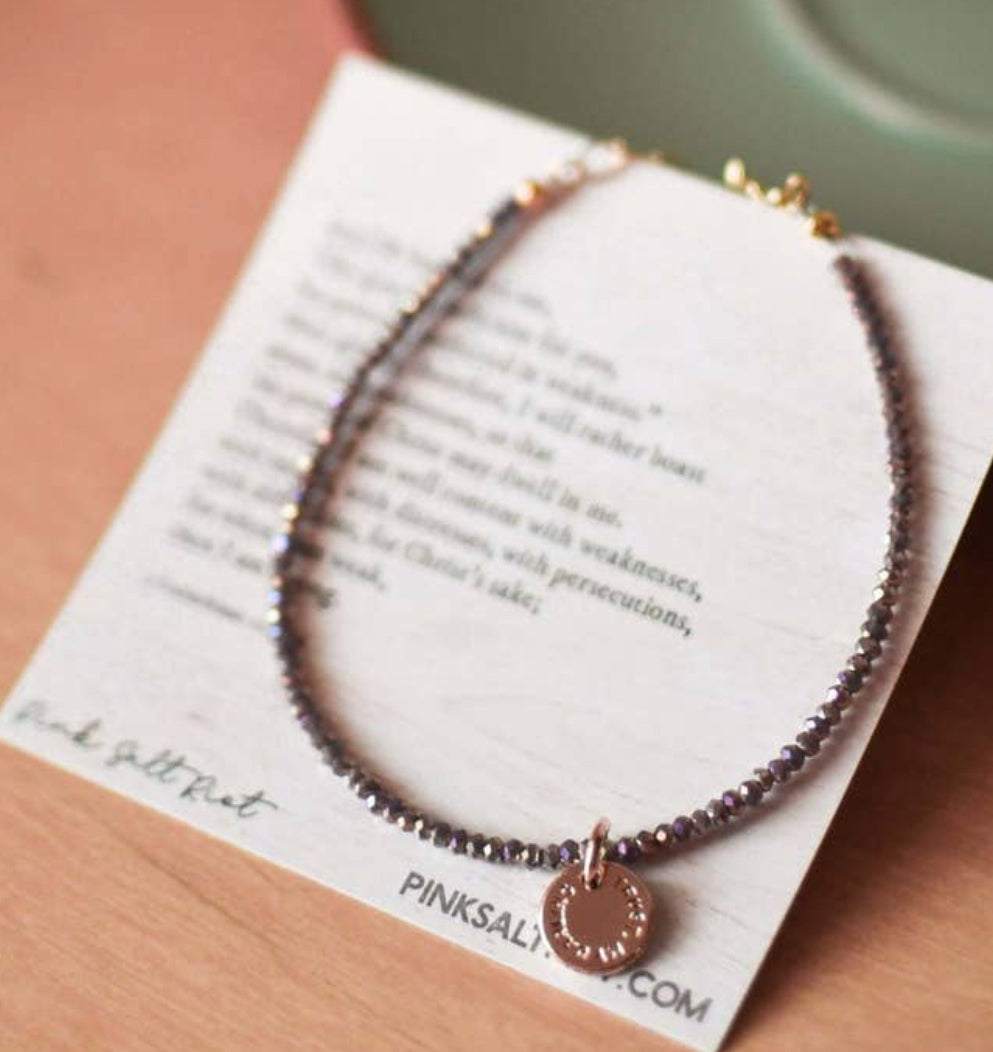 Iridescent Deep Purple Trust My Darling Bracelet