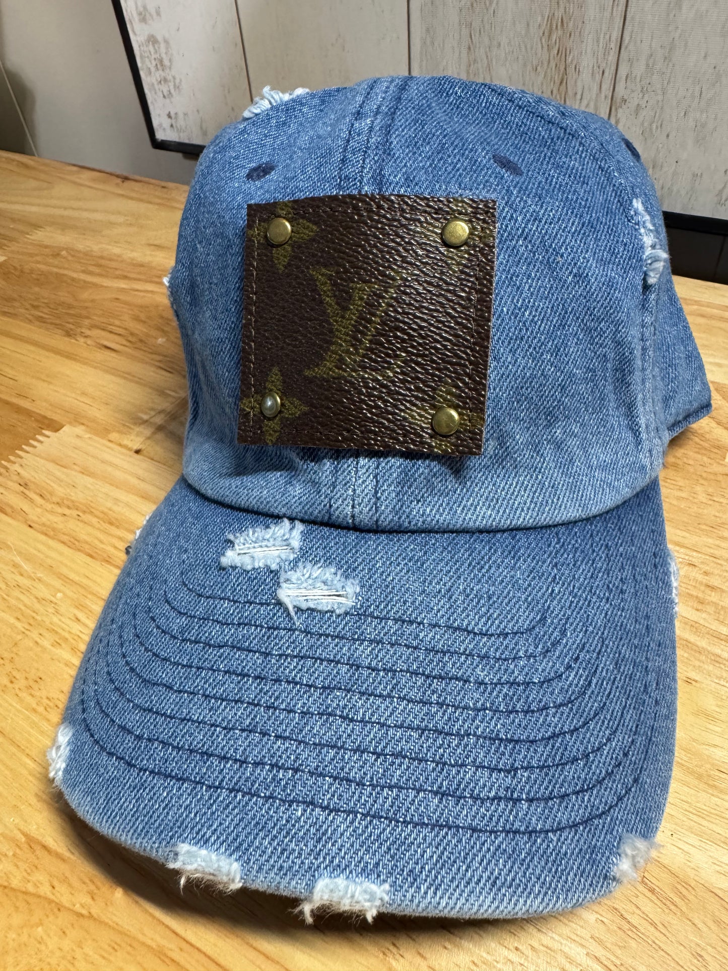Repurposed, Upcycled Womens Cap