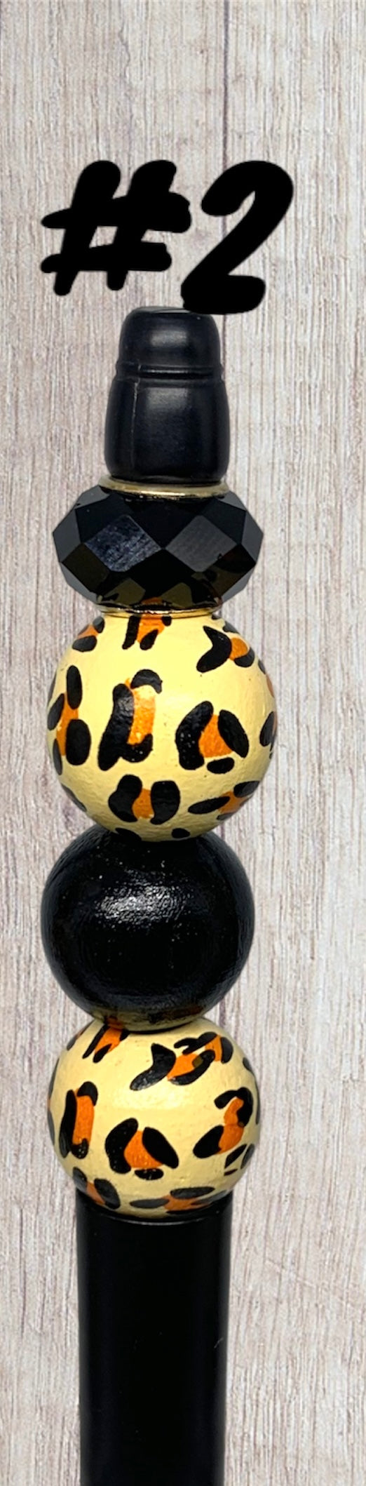 Beaded Pens - Animal Print