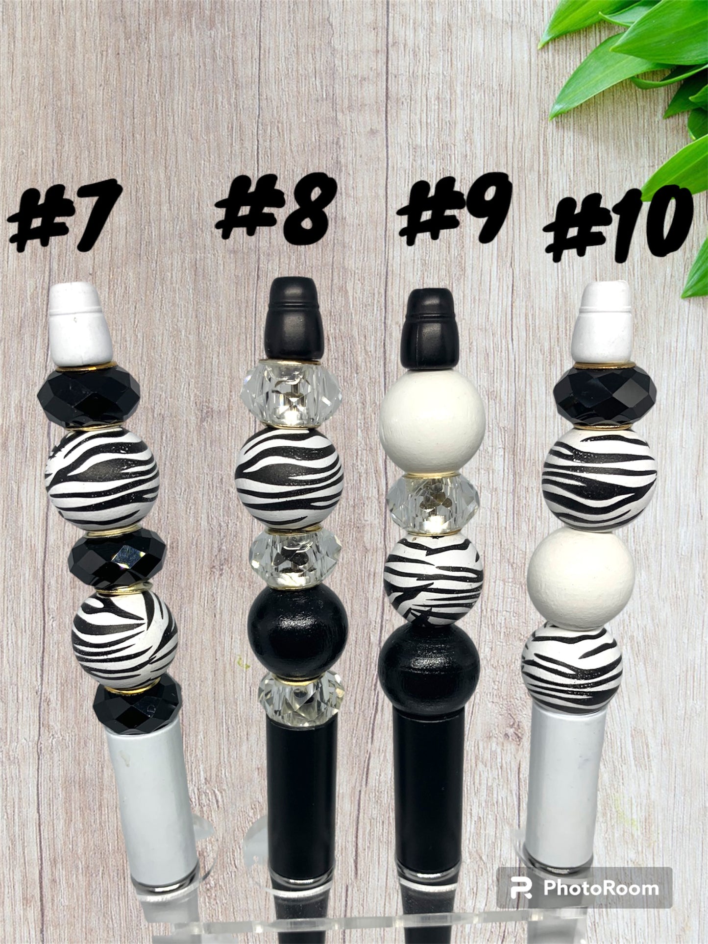 Beaded Pens - Animal Print