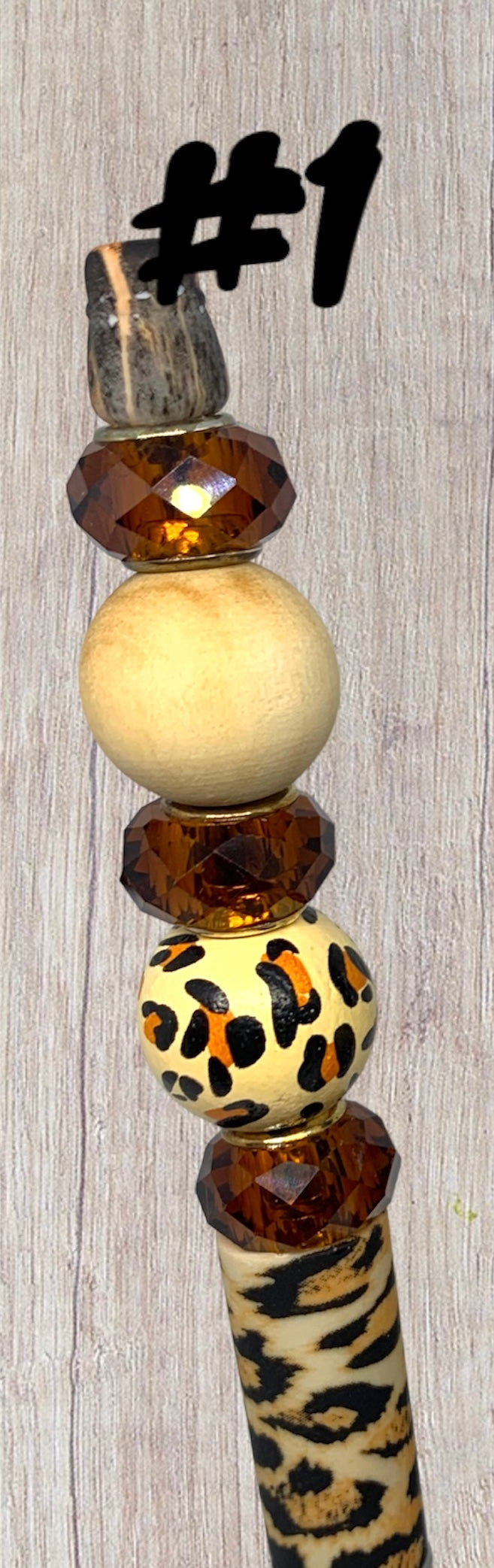Beaded Pens - Animal Print