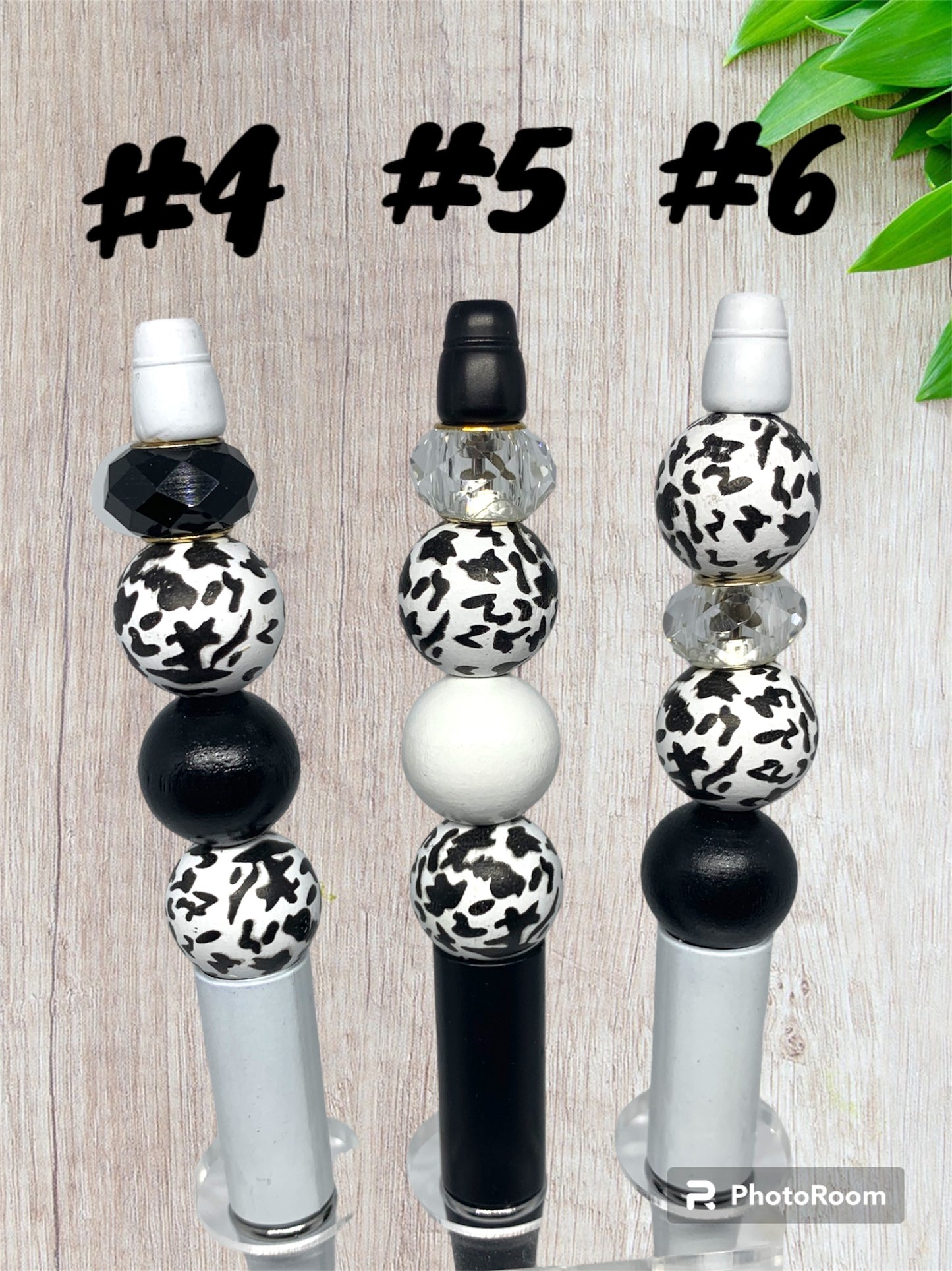 Beaded Pens - Animal Print