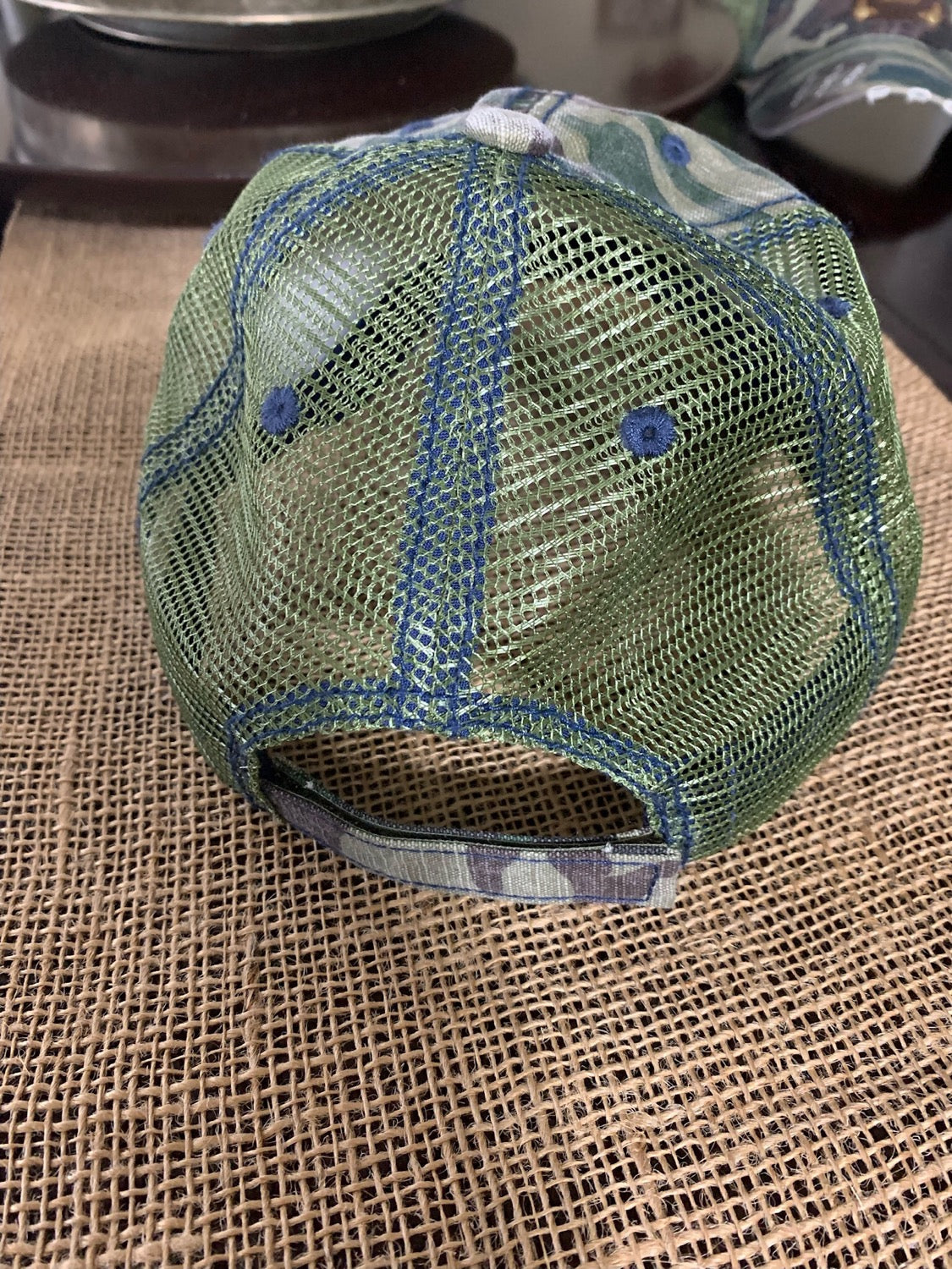 Repurposed, Upcycled Womens Cap