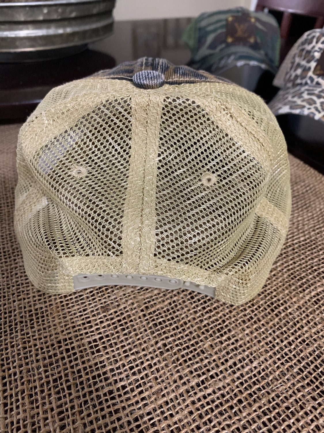 Repurposed, Upcycled Womens Cap