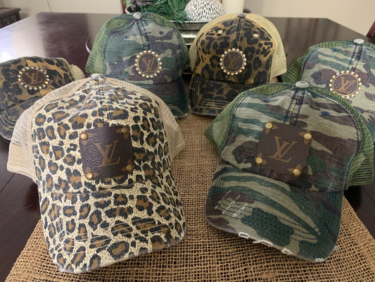 Repurposed, Upcycled Womens Cap