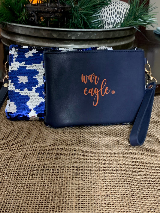 Sequin Team Clutch
