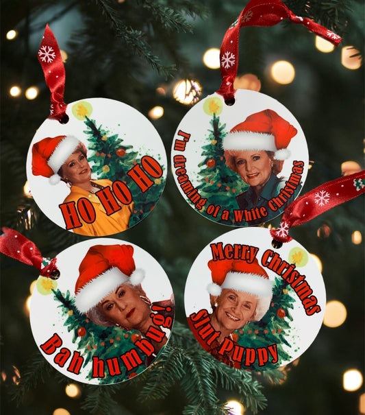 Golden Girls Christmas Ornaments