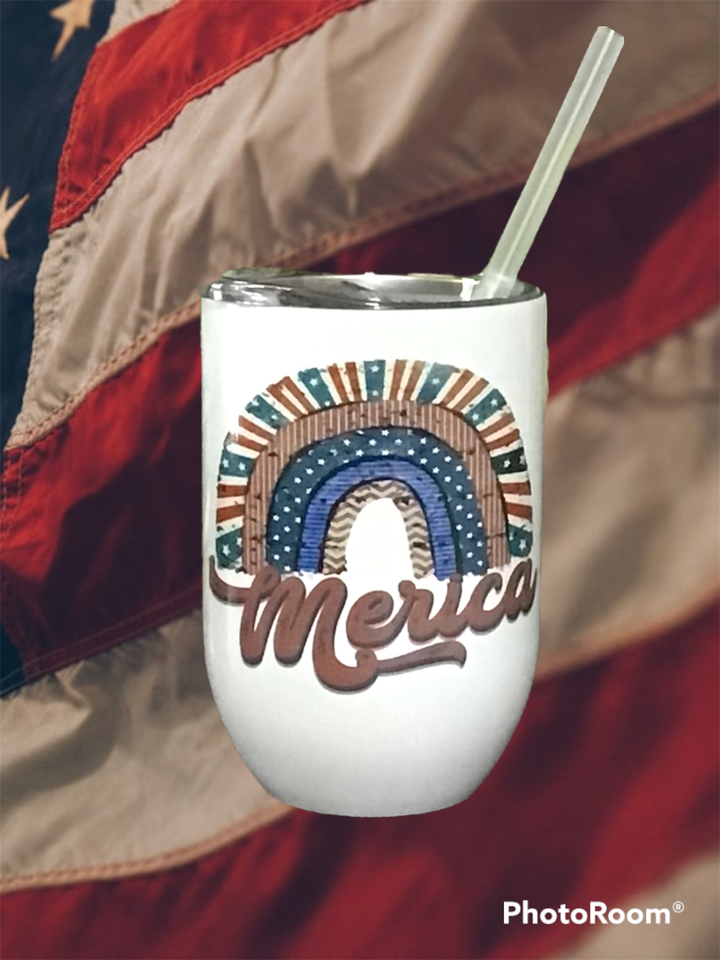 Merica Wine Tumbler