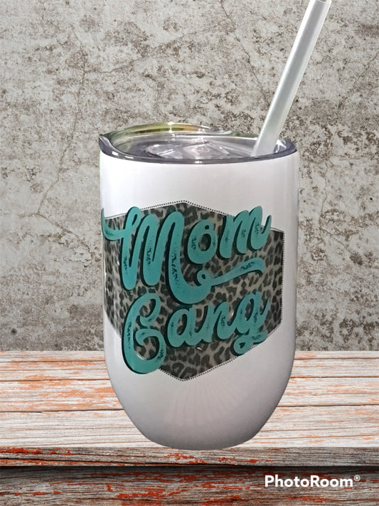 Mom Gang Wine Tumbler