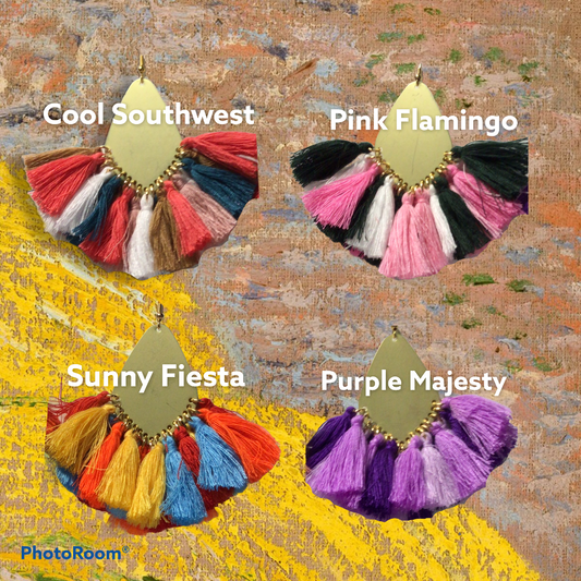 Multi-Tassel Earrings
