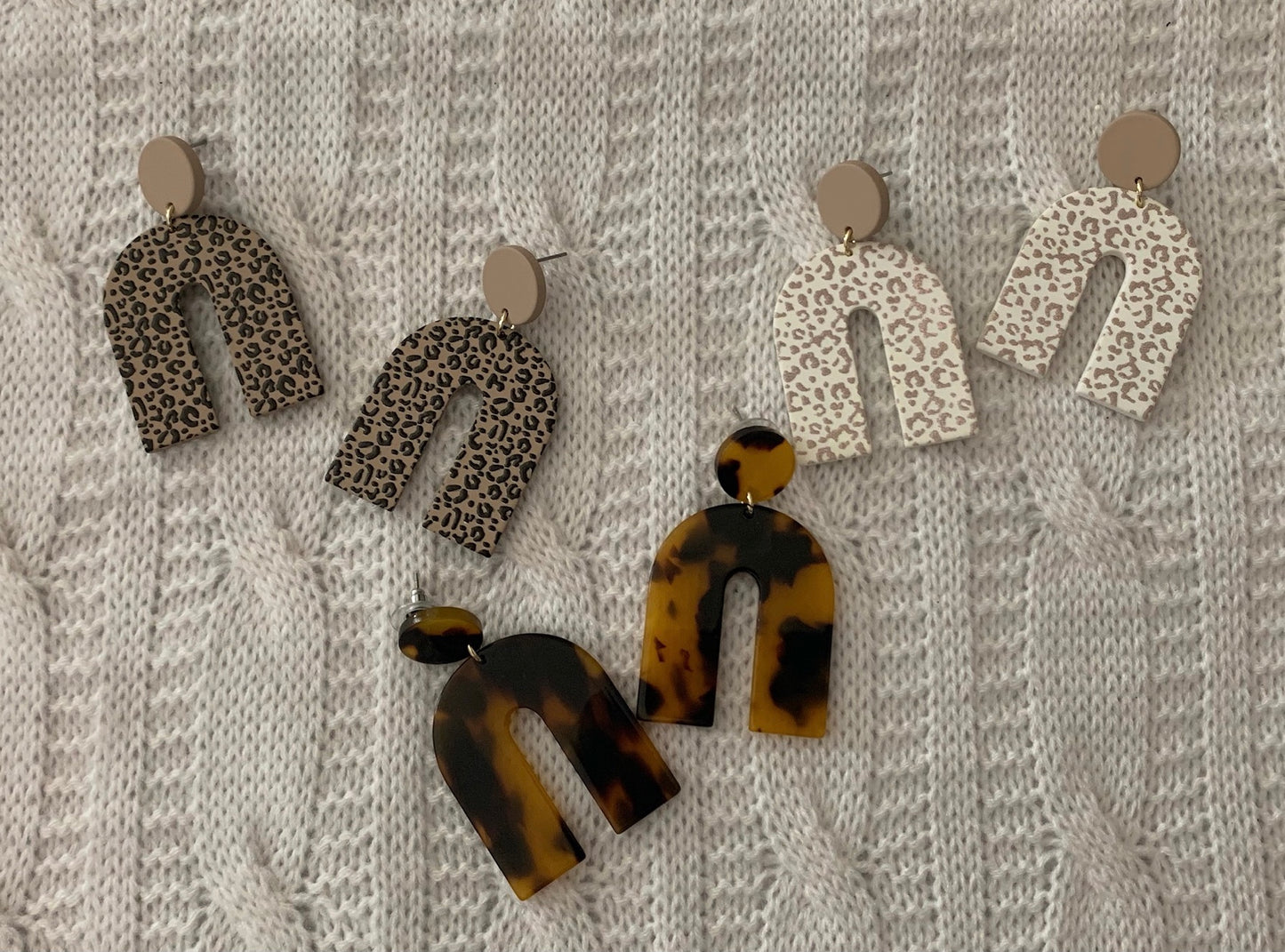 U Chandelier Earrings