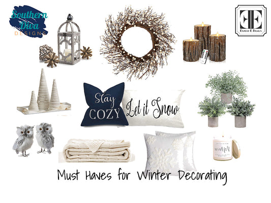 Winter Decorating - Styling Your Home in that Awkward After-Christmas Period