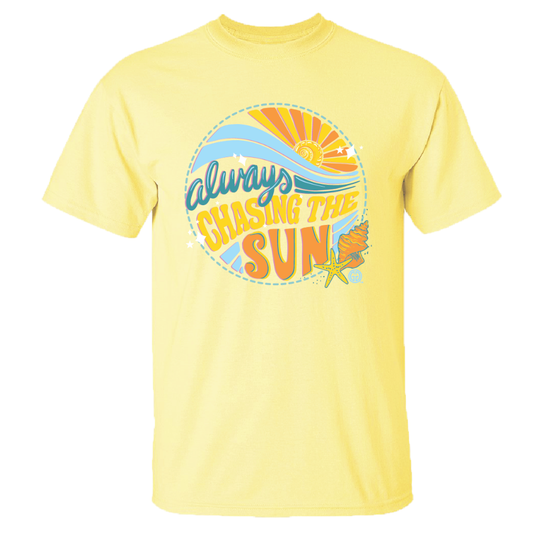 Chasin' the Sun Southern Sassy Summer Beach Short Sleeve Tee