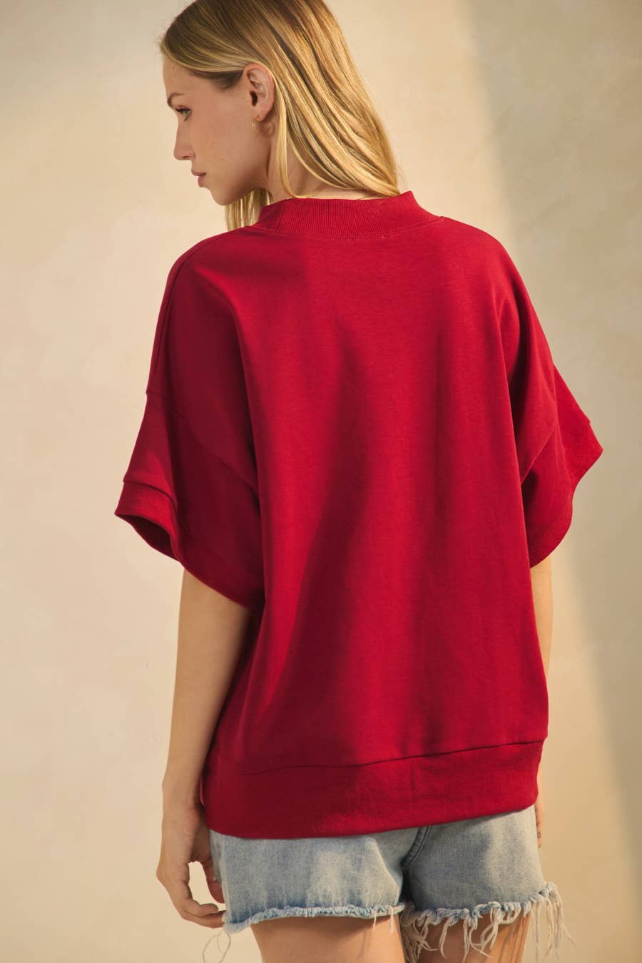 Alabama Plus Boxy Short-sleeve Sweatshirt