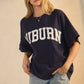 Auburn Plus Boxy Short-sleeve Sweatshirt