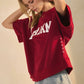 Alabama Plus Boxy Short-sleeve Sweatshirt