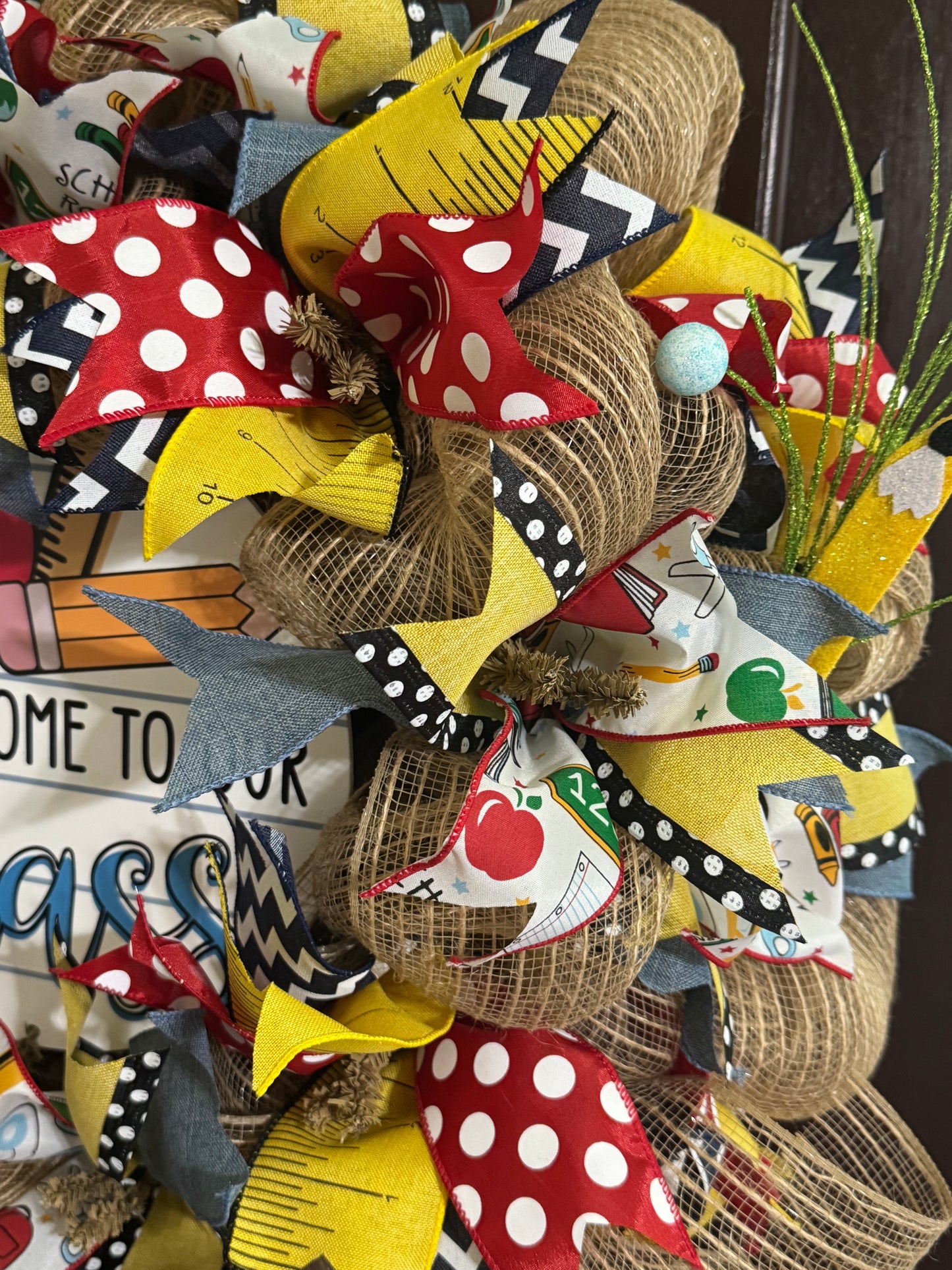 Welcome To Our Class Wreath