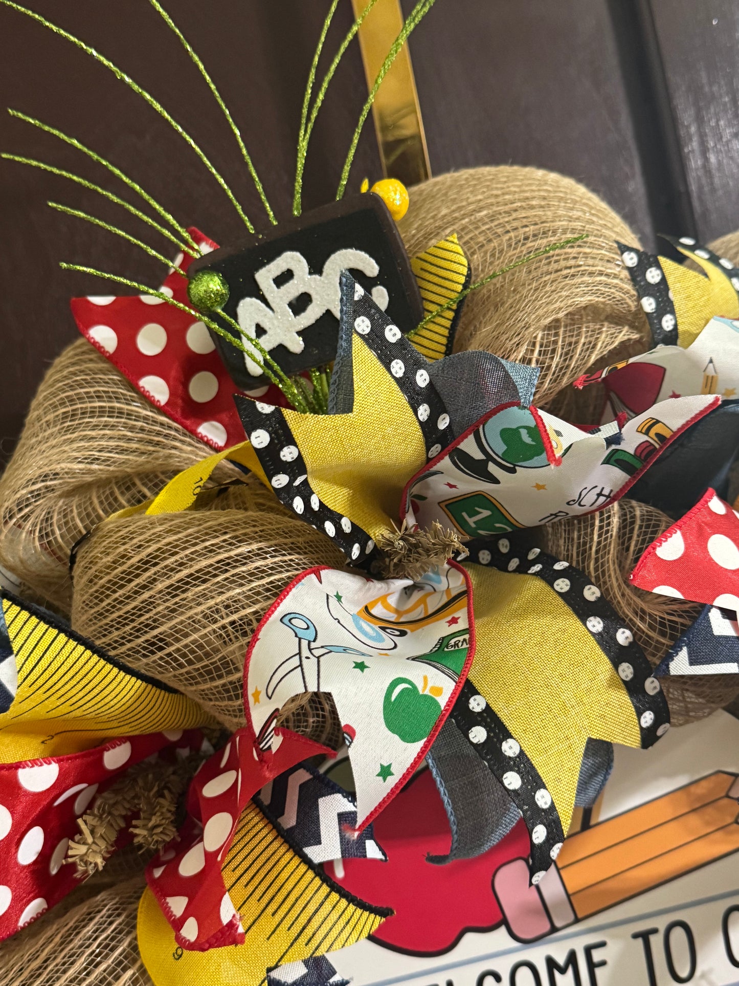 Welcome To Our Class Wreath