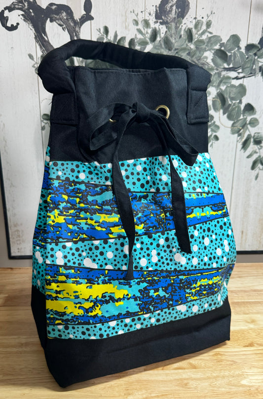 Canvas Drawstring Tote