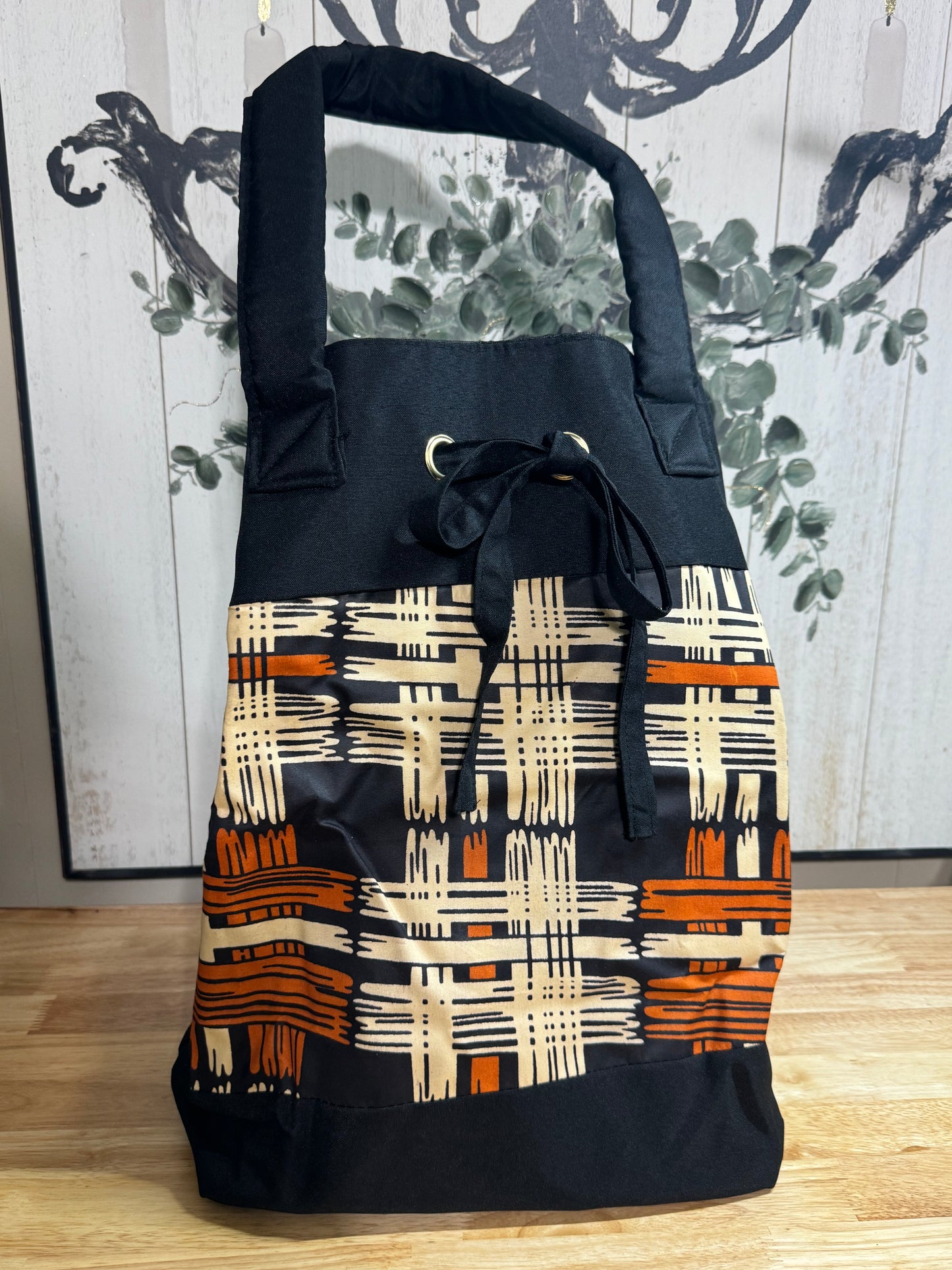 Canvas Drawstring Tote