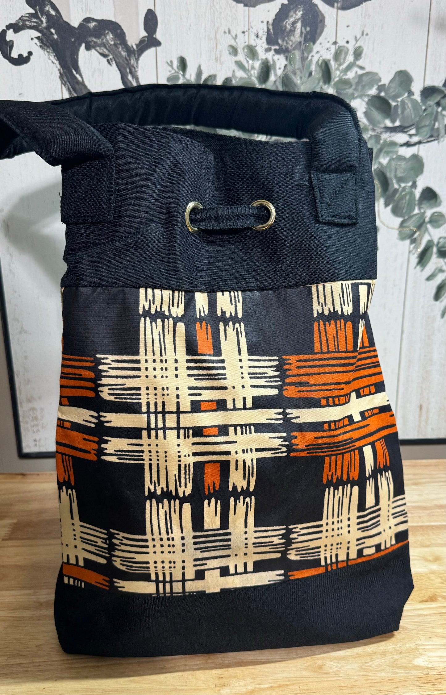 Canvas Drawstring Tote