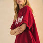 Alabama Boxy Short-sleeve Sweatshirt