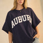 Auburn Plus Boxy Short-sleeve Sweatshirt