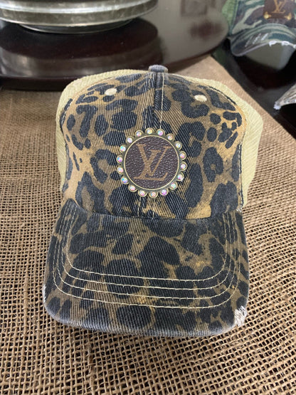 Repurposed, Upcycled Womens Cap