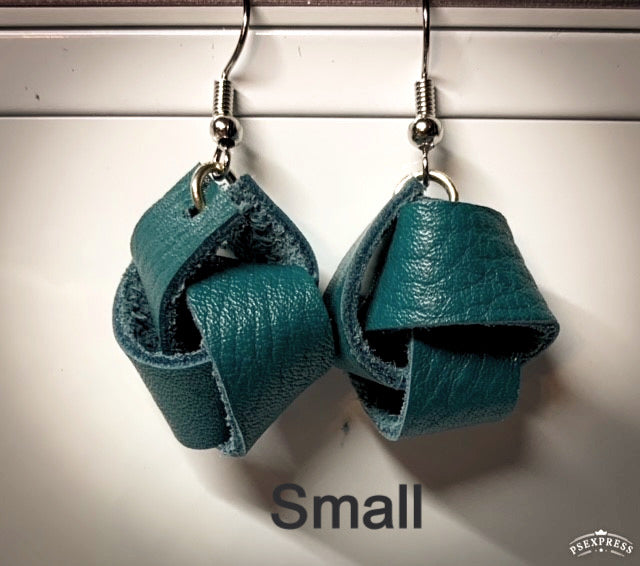 Teal Knot - Leather