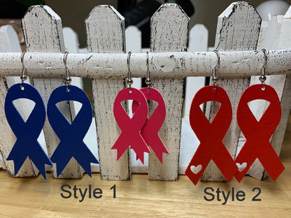 Support Ribbon Earrings