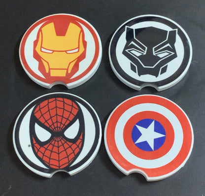 Superhero Car Coasters