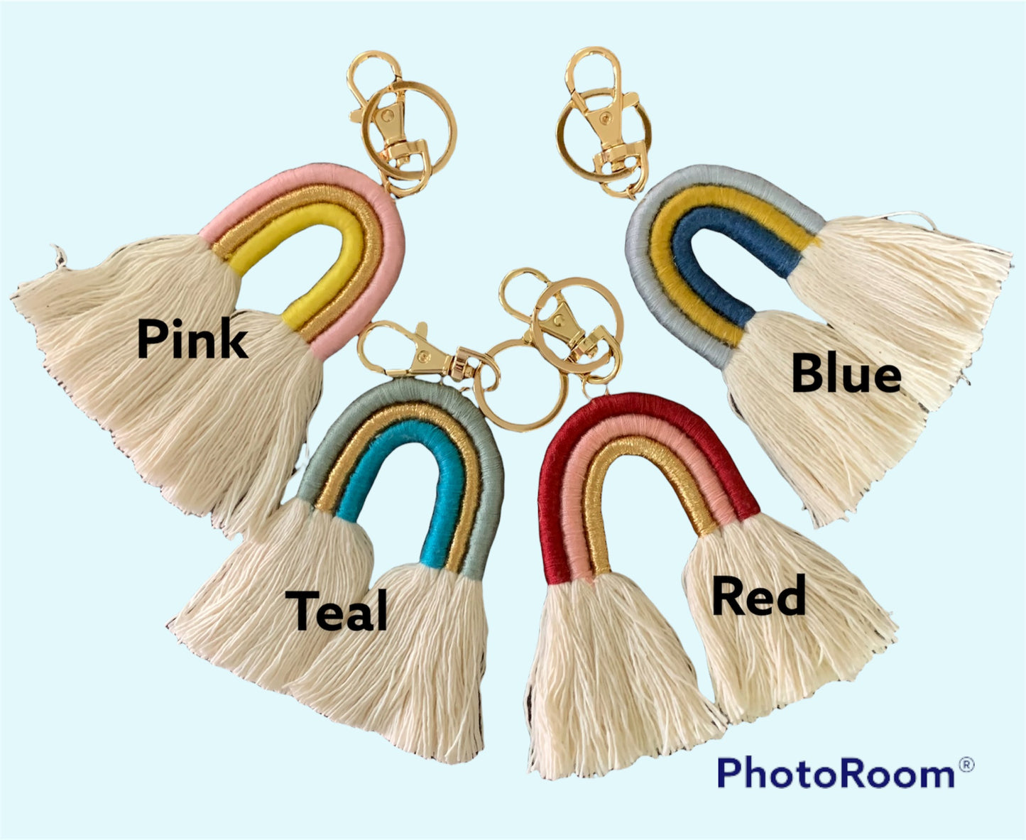 Rainbow Bag Charm/Key Charm
